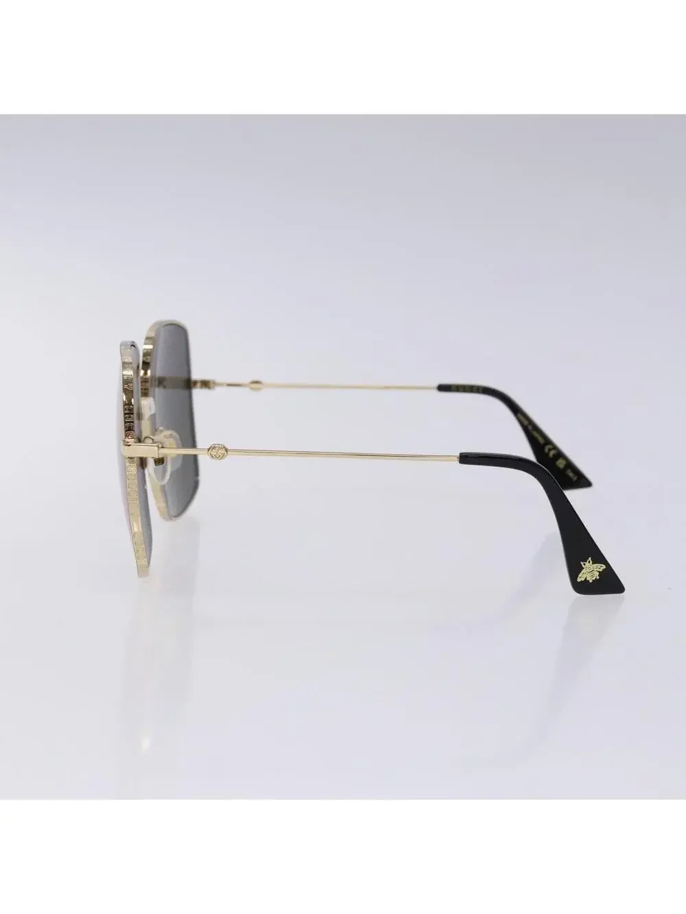 Gucci Gg Sunglasses Plastic Gold Auth #343981G50B